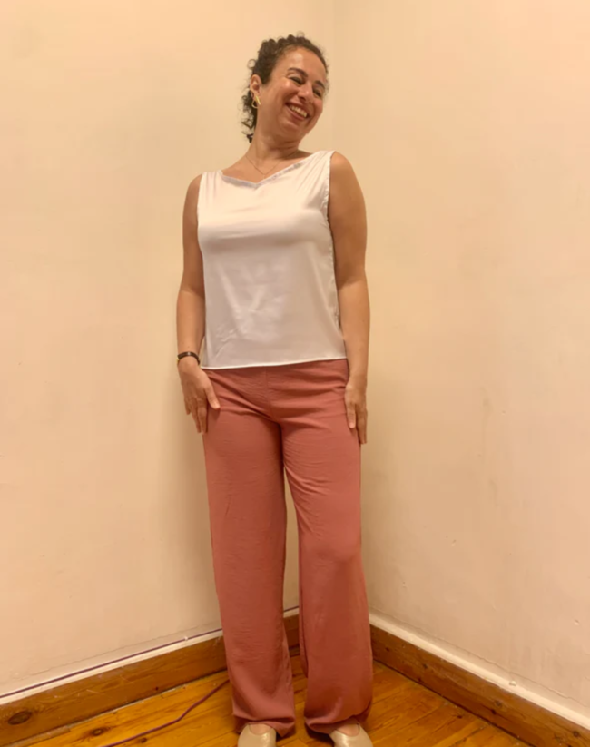 Terracota Crêpe Pants - Image 2