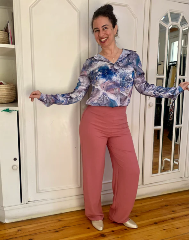 Terracota Crêpe Pants - Image 3