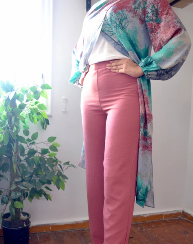 Terracota Crêpe Pants