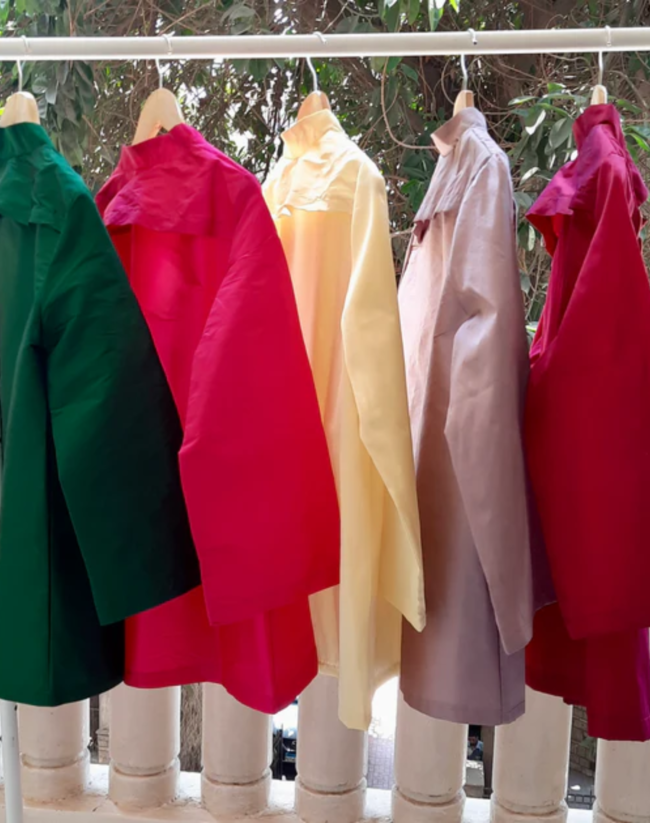 Forest Green Taffeta Kimono - Image 2