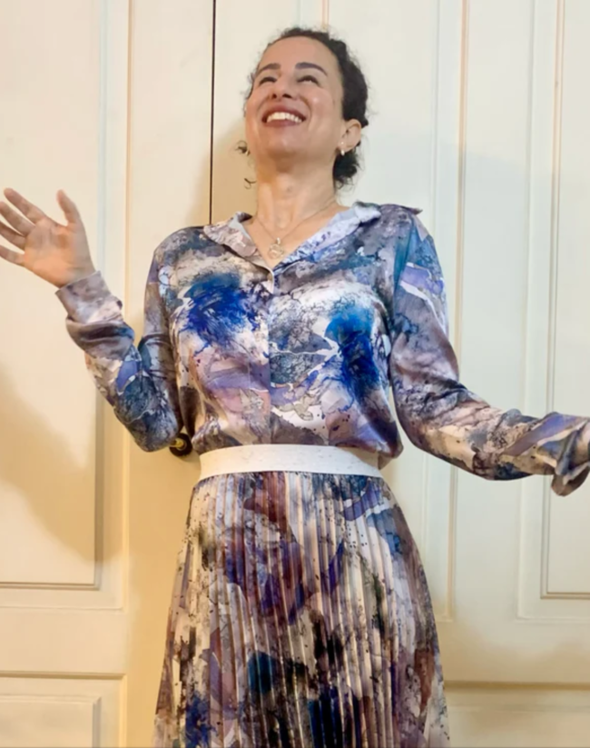 Galactic Satin Shirt - Image 2