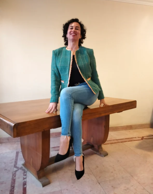 Olive Tweed Blazer - Image 4