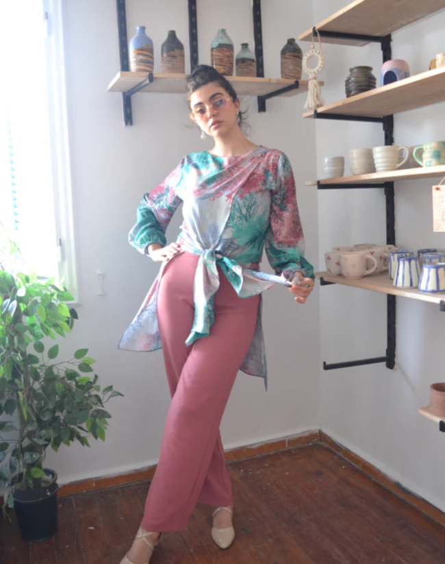 Pastel Bouquet Top - Image 4