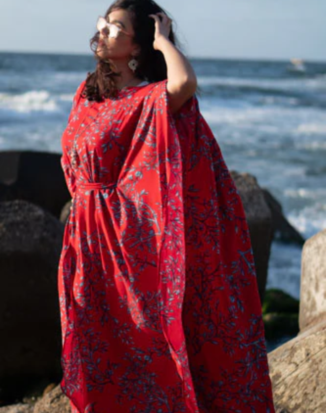 Persian Red Resort Dress