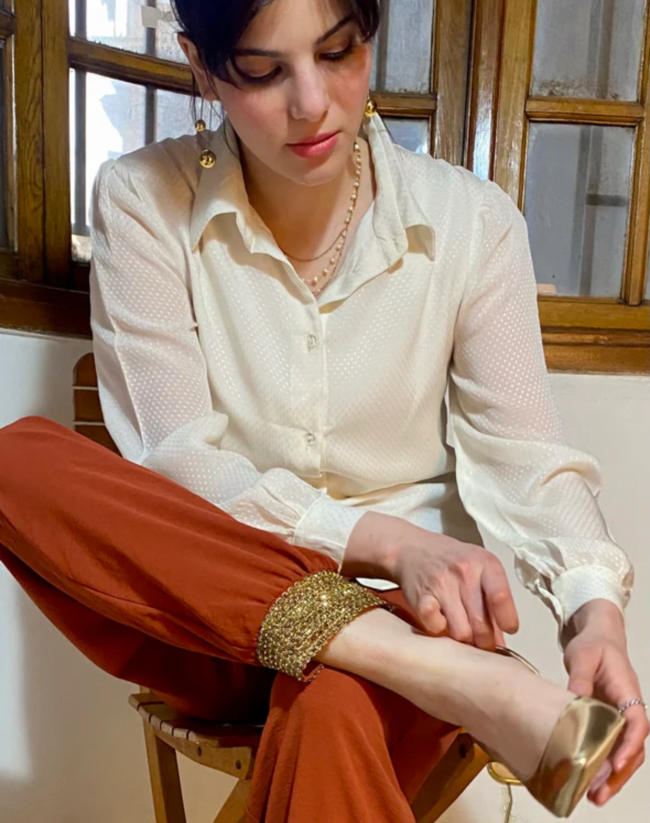 Plumetis Voile Blouse - Image 4