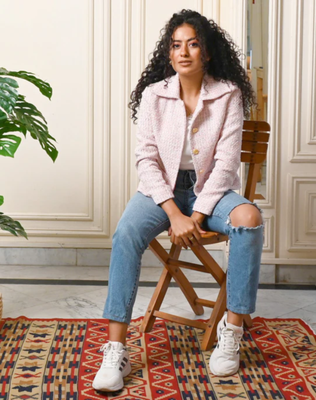 Rose Tweed Blazer - Image 5