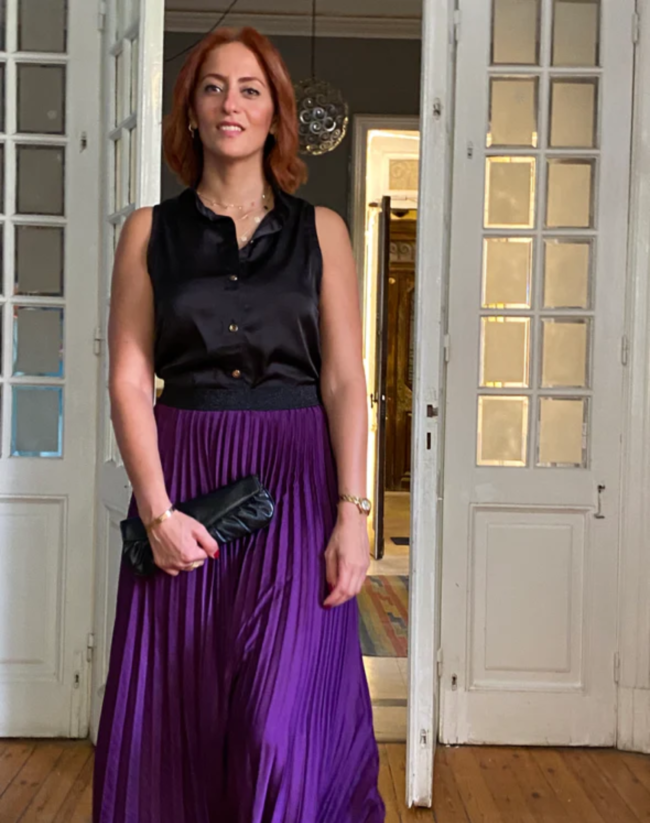 Summer Satin Blouse