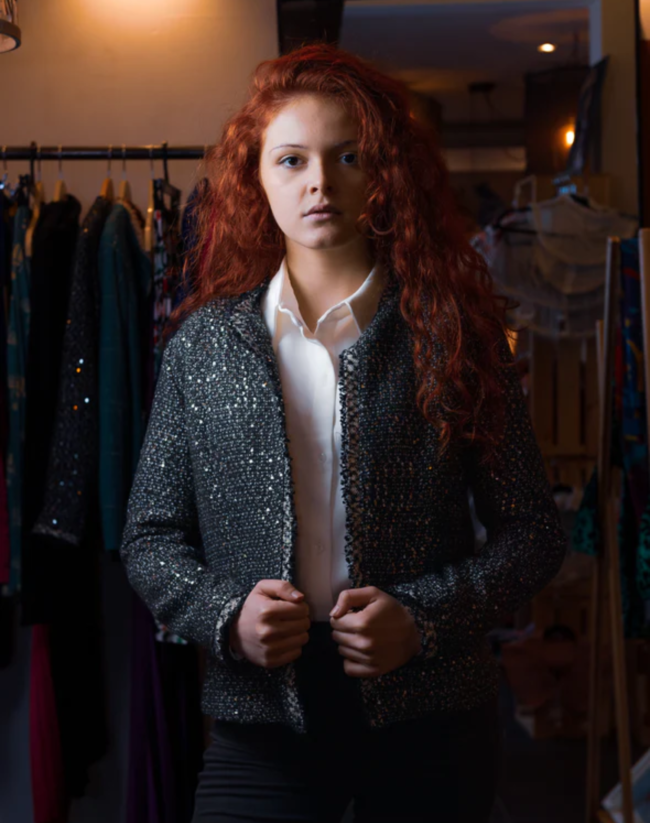 Vintage Tweed Blazer - Image 2