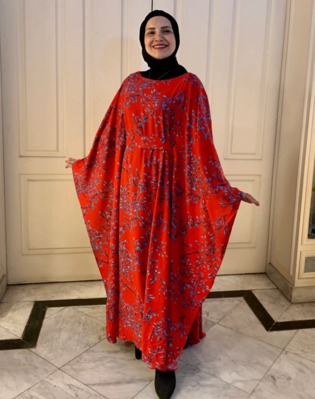 Persian Red Resort Dress - Image 3
